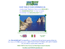 Tablet Screenshot of ecobios.com
